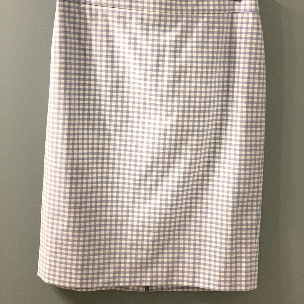 Light blue and white Gingham skirt